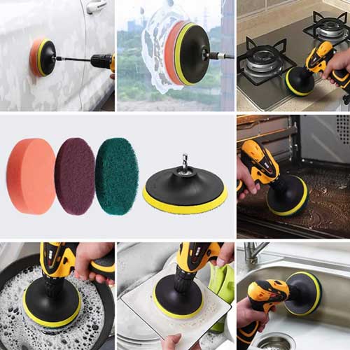 gąbki i szczotki do czyszczenia